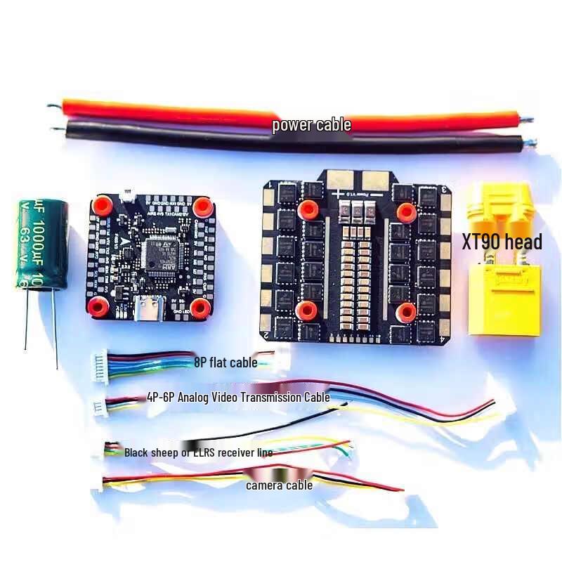Гоночный FPV дрон Jiuqianfeng F405V3 Контроллер полета и стек 55A ESC