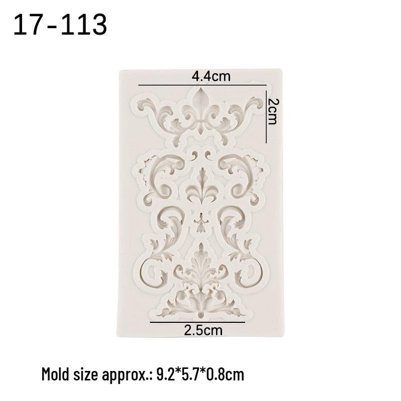 Набор рельефных силиконовых форм для эпоксидной смолы, глины, украшений для торта и шоколадной мастики