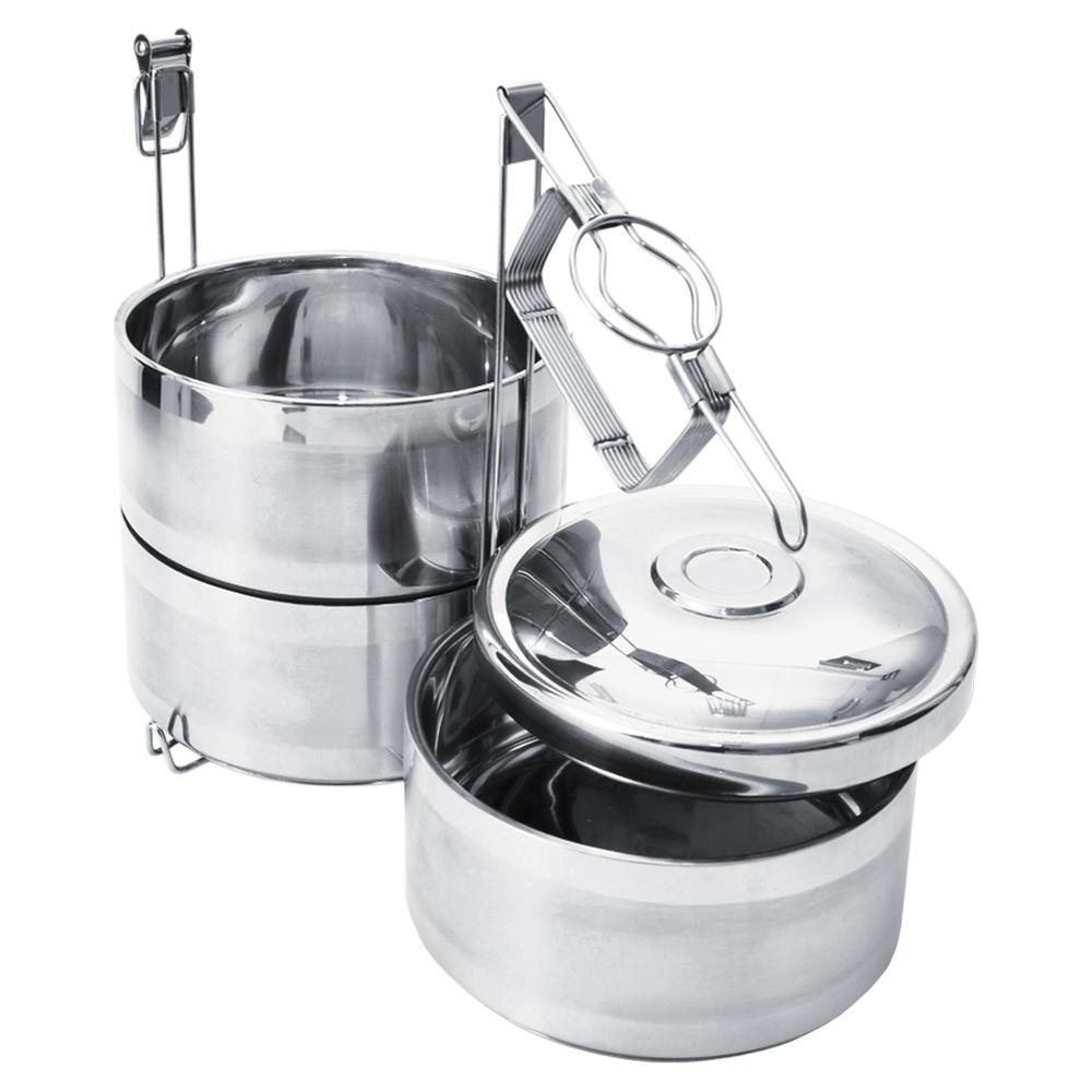 Orion 3-Tier 3.3L Stainless Steel Thermal Lunch Box