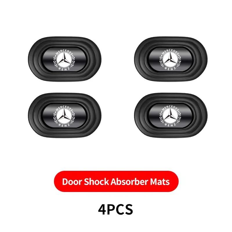CRZ1 Silicone Car Door Mat Anti Shock Pad Sticker for Mercedes Benz W203 W211 W212 W124 W201 W210 W108 W204 W205 W126 CLA CLK CLS GLA
