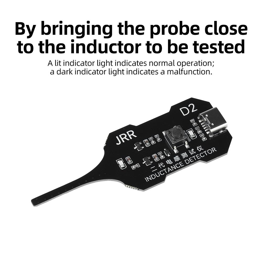 Type-C Inductor Detector Tool Motherboard Coil Tester for phone motherboard Repair Electromagnetic Induction Quick Fault Check