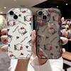 Чехол в форме сердца Hello Kitty для iPhone 15 Plus/16 Pro Max/14 Pro/12X