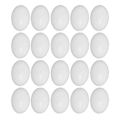 20 шт. Натуральные овальные кабошоны в форме яйца 18x13 мм, материалы для изготовления бижутерии и бусин, для Рождества, дней рождения, подарков, черные