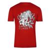 Cavalli Class Unisex Adult Floral Tiger Logo T-Shirt