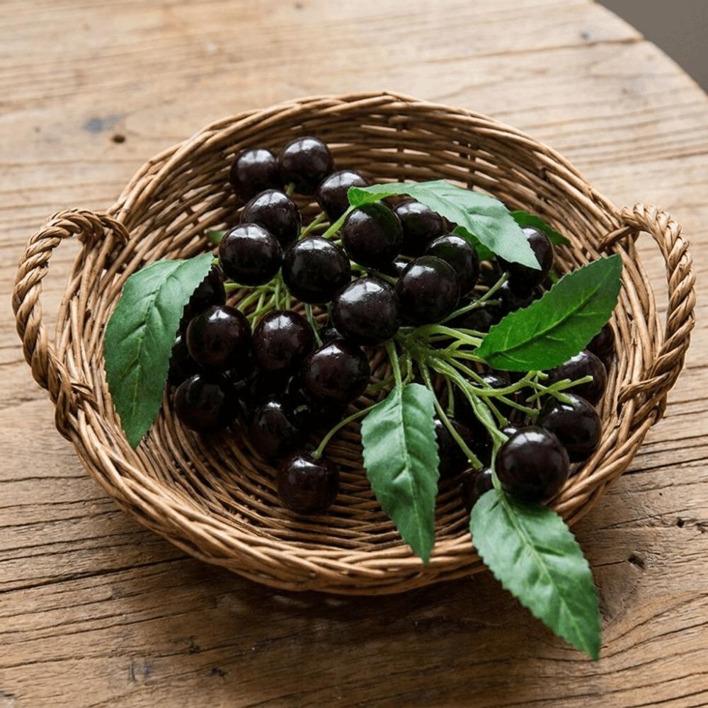 Lifelike Simulation Blueberry Realistic Artificial Cherry Lightweight Fake Fruit Photo Props