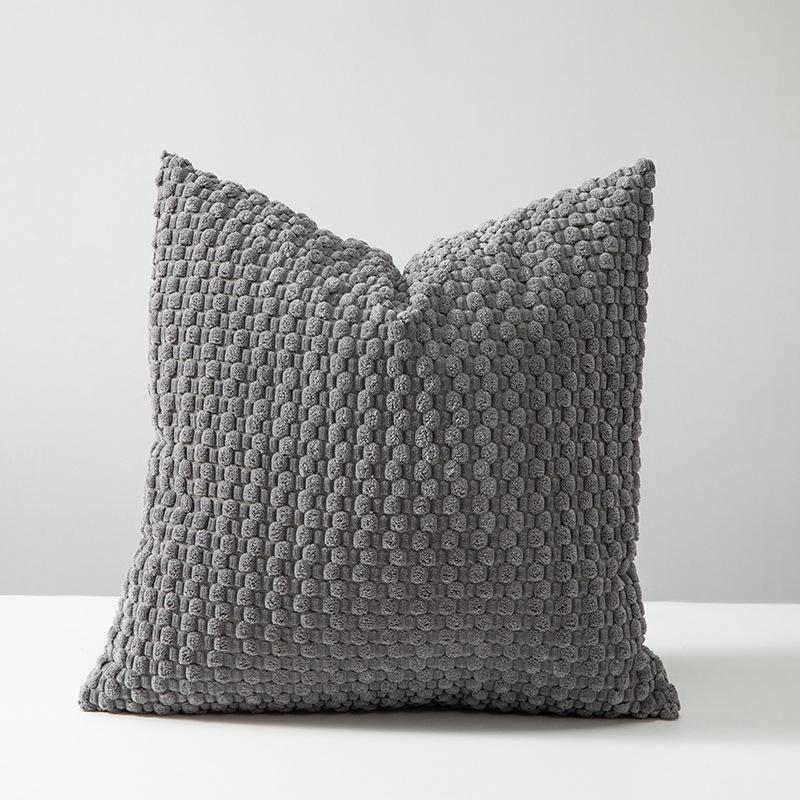 double-sided design Throw pillows cover Soft Boho style Square pillowcases Farm Neutral Nordic Home Decor Striped Corduroy 1PC