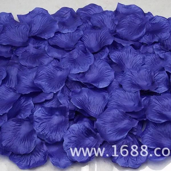 100/1000pcs Artificial Fake Rose Petals Colorful Simulation Silk Rose Petal For Valentines Day Wedding Party Romantic Decoration