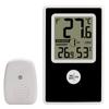 Wireless Indoor Outdoor Thermometer Hygrometer Digital Easy To Read Gauge for Home Bedroom Office Monitor Equipment Too