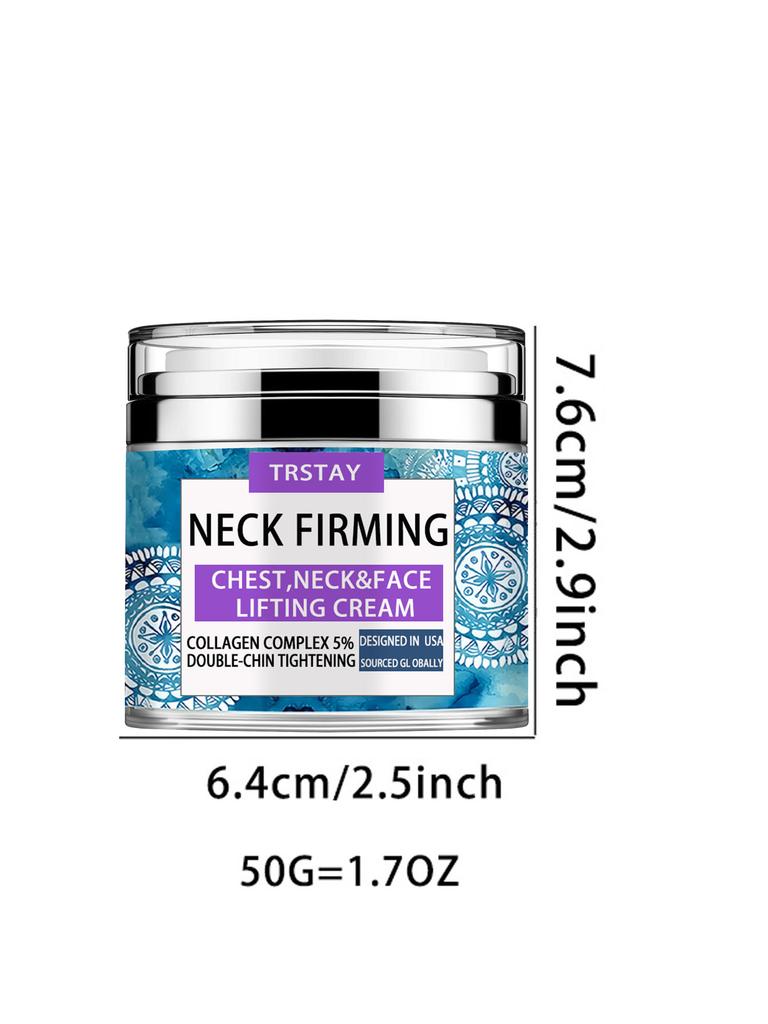 Neck Firming Cream - Double Chin Reducer - Retinol & Collagen Skin Tightening Cream - Anti-Aging Moisturizer for Neck