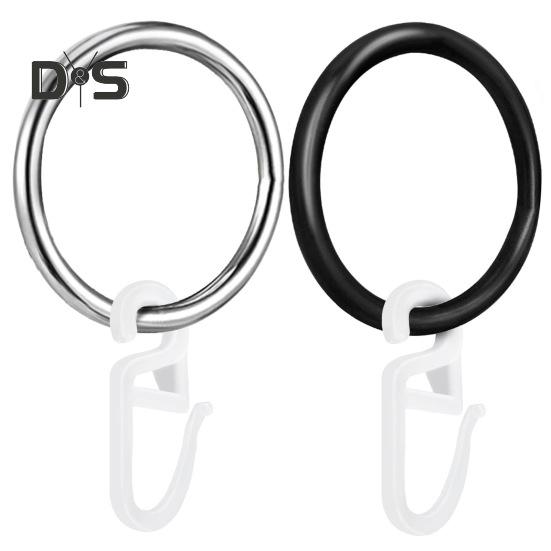 50 шт. кольца для занавесок для душа, высокопрочные полированные, без деформации, антикоррозийный сплав, плавное скольжение, надежно расположенная занавеска для ванной комнаты