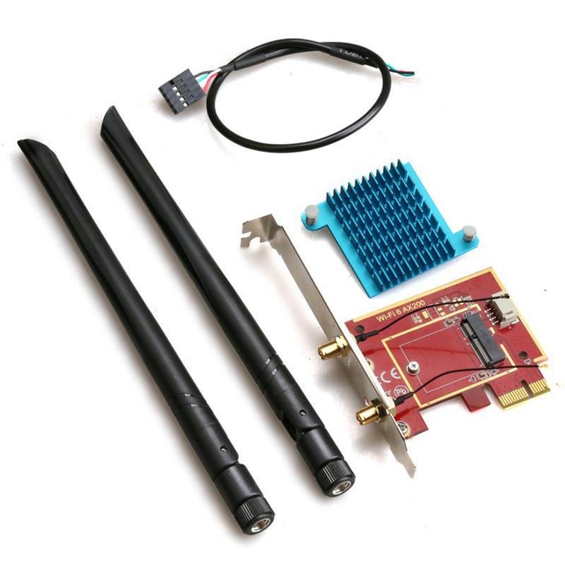 TXB111 Карта-адаптер PCIe 1X на M.2 NGFF E-key Поддержка Bluetooth-совместимой карты расширения