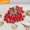 50 шт. Искусственная гирлянда из красных ягод Рождественская DIY Декорации из пенопластовых водяных шариков Товары для домашней вечеринки