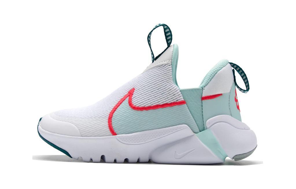 Nike Flex Plus 2 Нескользящие Устойчивые к истиранию Низкие Детские Беговые Кроссовки Белый Зеленый Красный DV9000-101