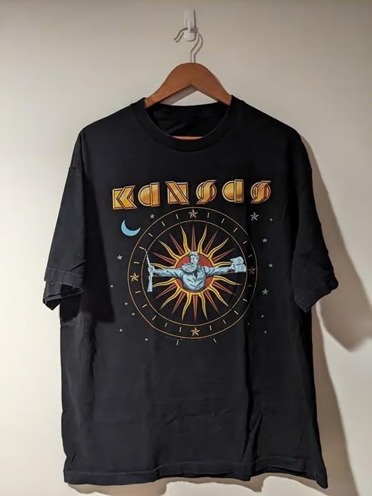 Kansas Albums Music Band Tour Black S5XL TShirt K510 Unisex T-Shirt