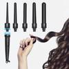 Professional Hot Curling Tool Curling Iron Wand Set Replaceable 5 In 1 Rotating Hair Curler