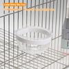 Bird Feeding Bowl Detachable Transparent Plastics Bowl Food Cup For Cage Convenient Hanging Parrots Water Feeder Pet Supplies