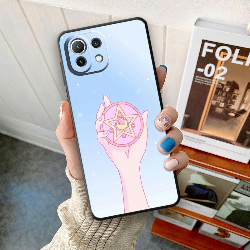 Чехол для телефона Xiaomi Mi 9T 10T 11T 12X 11 Lite 9 SE 10 5G A2 Lite 12 Note 10 Pro 10S силиконовый чехол милый волшебная палочка луна Funda