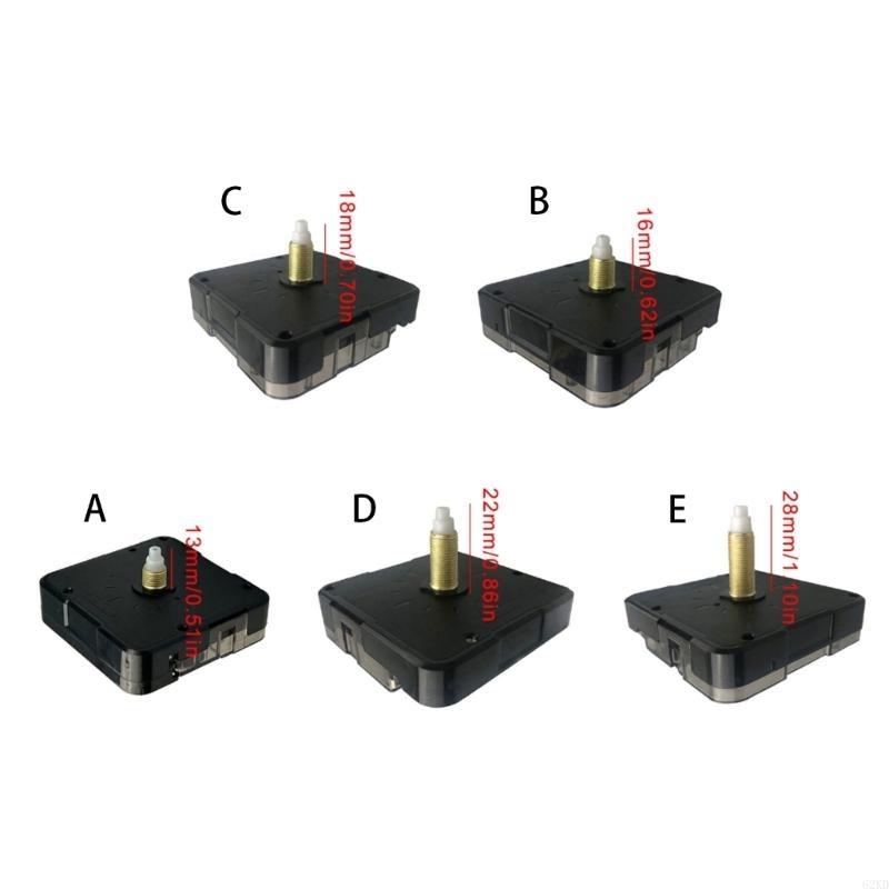 Кварцевый часовой механизм 62KD для настенных часов бесшумный, супер тихий механизм для самостоятельной установки валы 13-28 мм, работающий от батареи