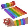 6 Pack Fidget Toys Slap Bracelets Textured Silicone Sensory Toys For Kids Autism Calming Sensory Toy For Special Needs Fidgets