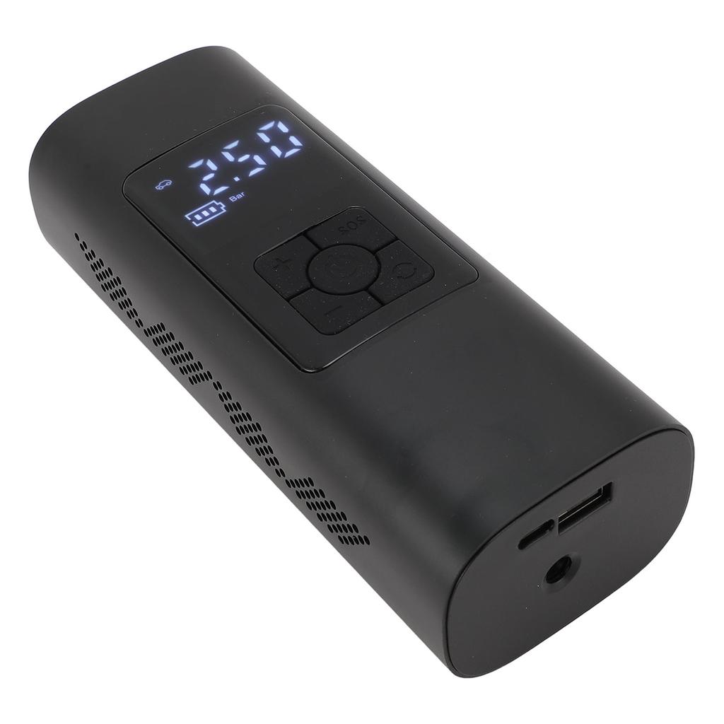 Беспроводной насос для накачивания шин, портативный воздушный компрессор 60 Вт, 150 фунтов на кв. дюйм, 6000 мАч, портативный электрический воздушный насос с