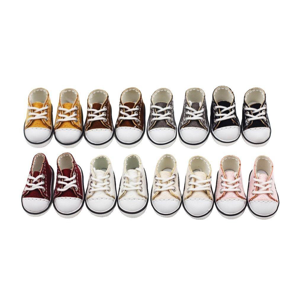 Новая Кукла Подарок Игрушки Сделай Сам Повседневная Одежда Обувь Кукла Холщовая Обувь Аксессуары для Одежды Модные Кроссовки