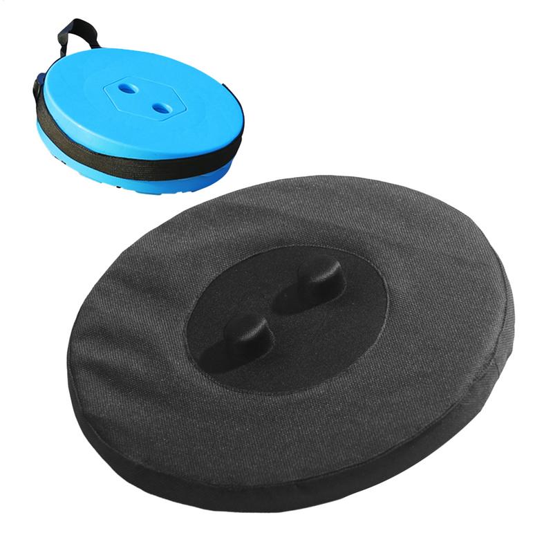 Телескопическое сиденье для стула Водонепроницаемая Оксфордская ткань Круглая подушка для сиденья для складного стула для пеших прогулок Газон Садоводство на открытом воздухе Путешествия