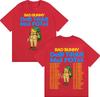 Rapper Bad Bunny Debi Tirar Mas Fotos DTMF Album Tshirts Men Women Vintage Cartoon Fashion Short Sleeve T Shirt Streetwear