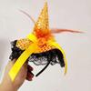 Cartoon Halloween Party Hair Band Headband Halloween Witch Hat Hair Hoop Cute   Dressing Up Props