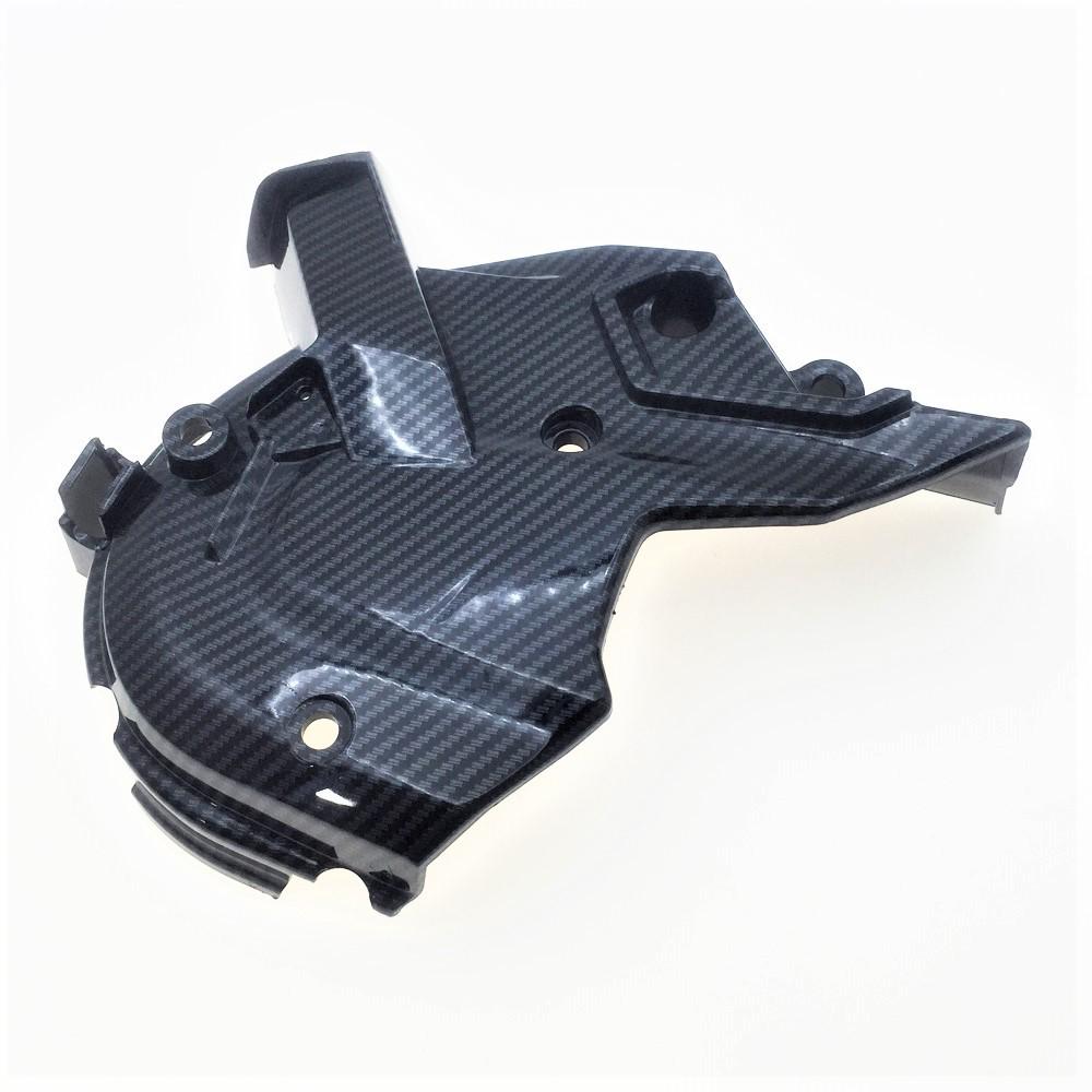 Передняя крышка левого бокса с рисунком из углеродного волокна для Honda ADV150/PCX150 (2019+)