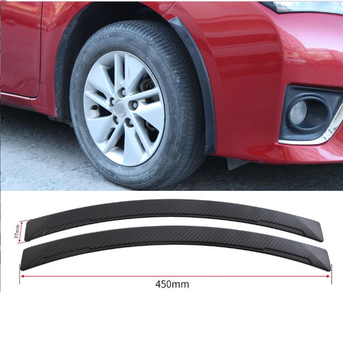 Автомобильное крыло, накладка на колесную арку, брызговик, защита кузова, накладка, вид карбонового волокна