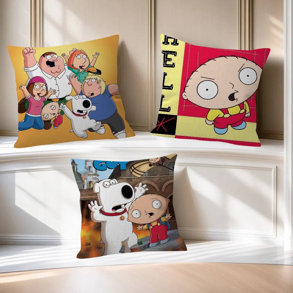 Anime FFamily movie GGuy Pillow Gift Home Office Decoration Pillow Bedroom Sofa Car Cushion CoverPillow Case