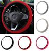 Универсальный чехол на руль автомобиля 38 см, эластичный ледяной шелк, летние крутые нескользящие автомобильные аксессуары