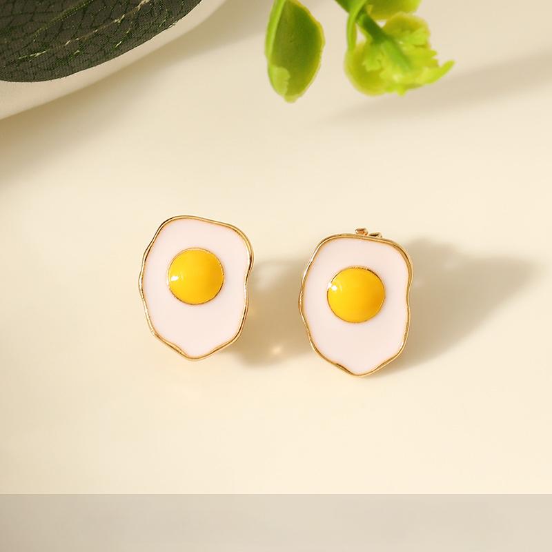 Зажим для ушей без пирсинга, эмалированные серьги, простые модные накладные серьги для женщин