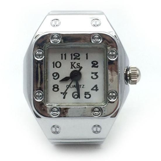 Парные часы с регулируемым пальцем, устойчивые к ржавчине, эластичные кварцевые часы для женщин