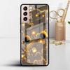 Стеклянный чехол для Samsung Galaxy S22 S20 FE S21 5G S10 S9 Plus Note 10 20 Lite, закаленный чехол для телефона с изображением космонавта и мультфильма