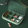 Portable 7-Compartment Moisture-Proof Weekly Pill Organizer and Travel Medicine Dispenser