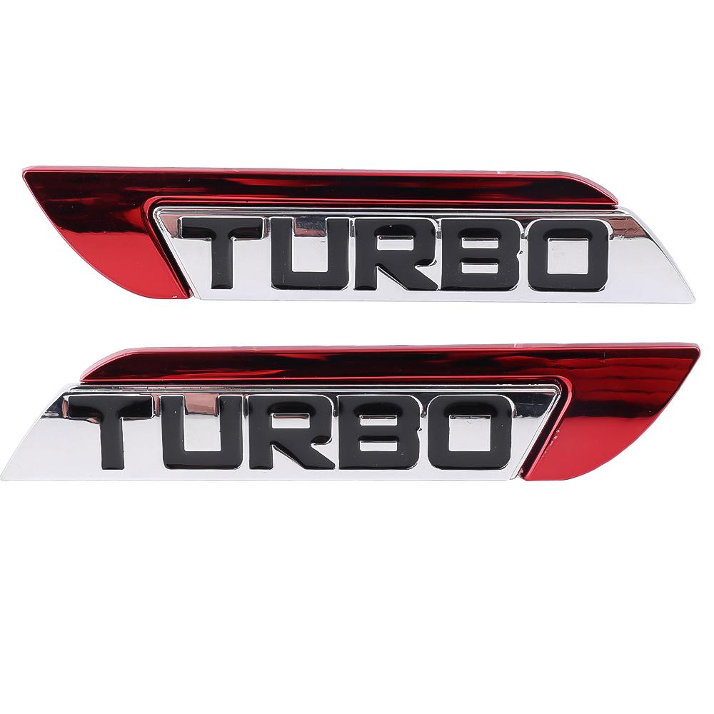 3D металлическая наклейка на автомобиль с турбонаддувом TURBO эмблема значок наклейка на кузов автомобиля мотоцикла багажник крыло стиль модификация аксессуары