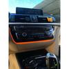 Для BMW 3 серии 4 серии F30 F32 F32 F33 F34 F36 2 цвета Панель кондиционера центральной консоли Подсветка салона Отделка радио Панель приборов со светодиодной подсветкой
