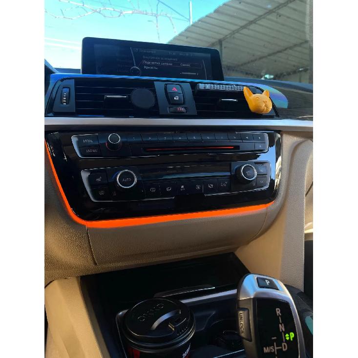 Для BMW 3 серии 4 серии F30 F32 F32 F33 F34 F36 2 цвета Панель кондиционера центральной консоли Подсветка салона Отделка радио Панель приборов со светодиодной подсветкой