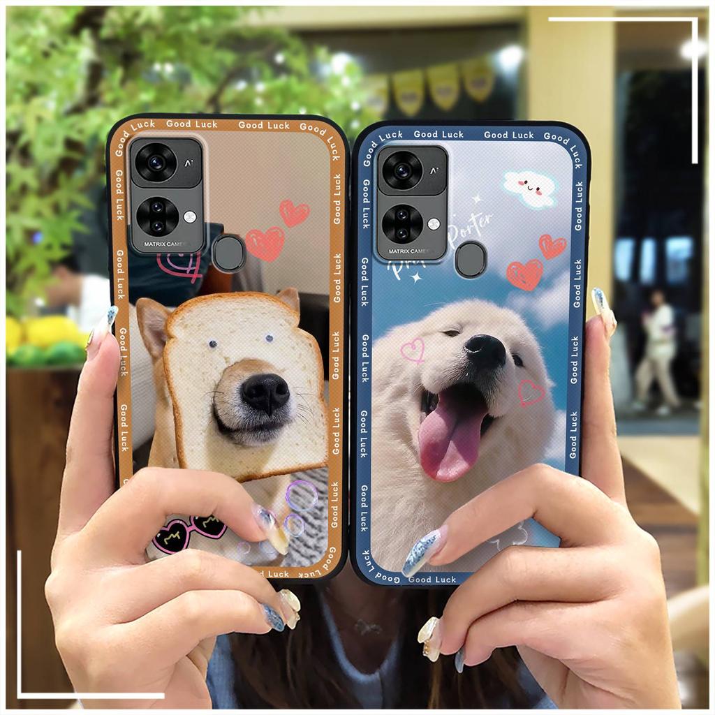 Protective Soft Case Phone Case For Oukitel C33 Anti-knock Anti-dust TPU Full Wrap Cute Graffiti Silicone Durable