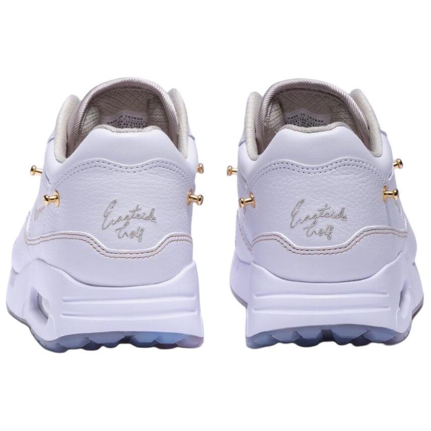 Eastside Golf x Nike Air Max 1 86 OG Golf Big Bubble - Игра для всех. Кроссовки унисекс Be Authentic White Metallic-Gold Pure-Platinum HQ3074-100