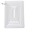 Rectangle Frame Metal Cutting Dies DIY Scrapbook Emboss Paper Card Craft Stencil