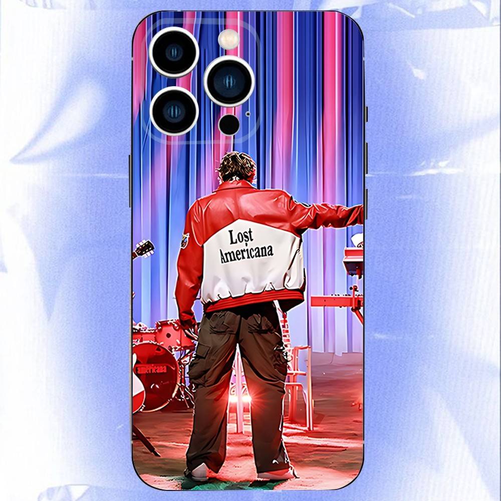 MGK LOST A-AMERICANA Черный Мягкий Чехол Для iPhone 17 13 14 15 11 16 12 Pro Max Pro Max Plus E Air Mini Чехол-Оболочка для Телефона