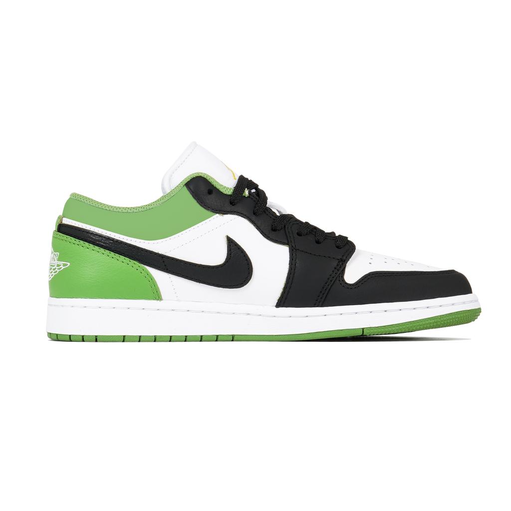 Jordan Кроссовки Air Jordan 1 Vintage Баскетбольные Мужские Низкие Белый/Зеленый/Черный HF4823-100(КомандаП-)