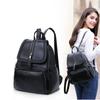 Korean Style Fashionable and Versatile Women's Small Backpack Cowhide Women's Bag Soft Leather Bag