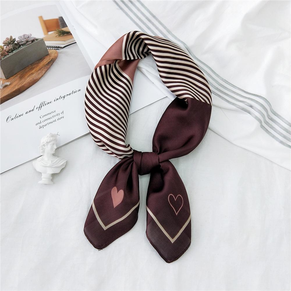 Fashion Decoration Scarf Hairband Tie Hair 70 Small Square Scarf Silk Scarf Women'S Spring And Autumn Versatile Small Scarf Professional Scarf