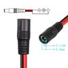 XT60I to DC5521 Converters Cable Power Cable Plastic and Metal Texture Power Cord Perfect for Vehicles and FPV Equipment