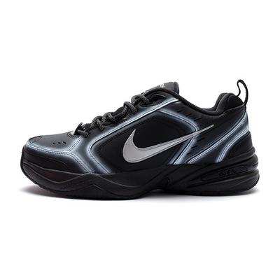 Кроссовки унисекс Air Monarch 4, текстиль, кожа, низкие, массивные, черные с серебристым 415445-001(Команда15-)
