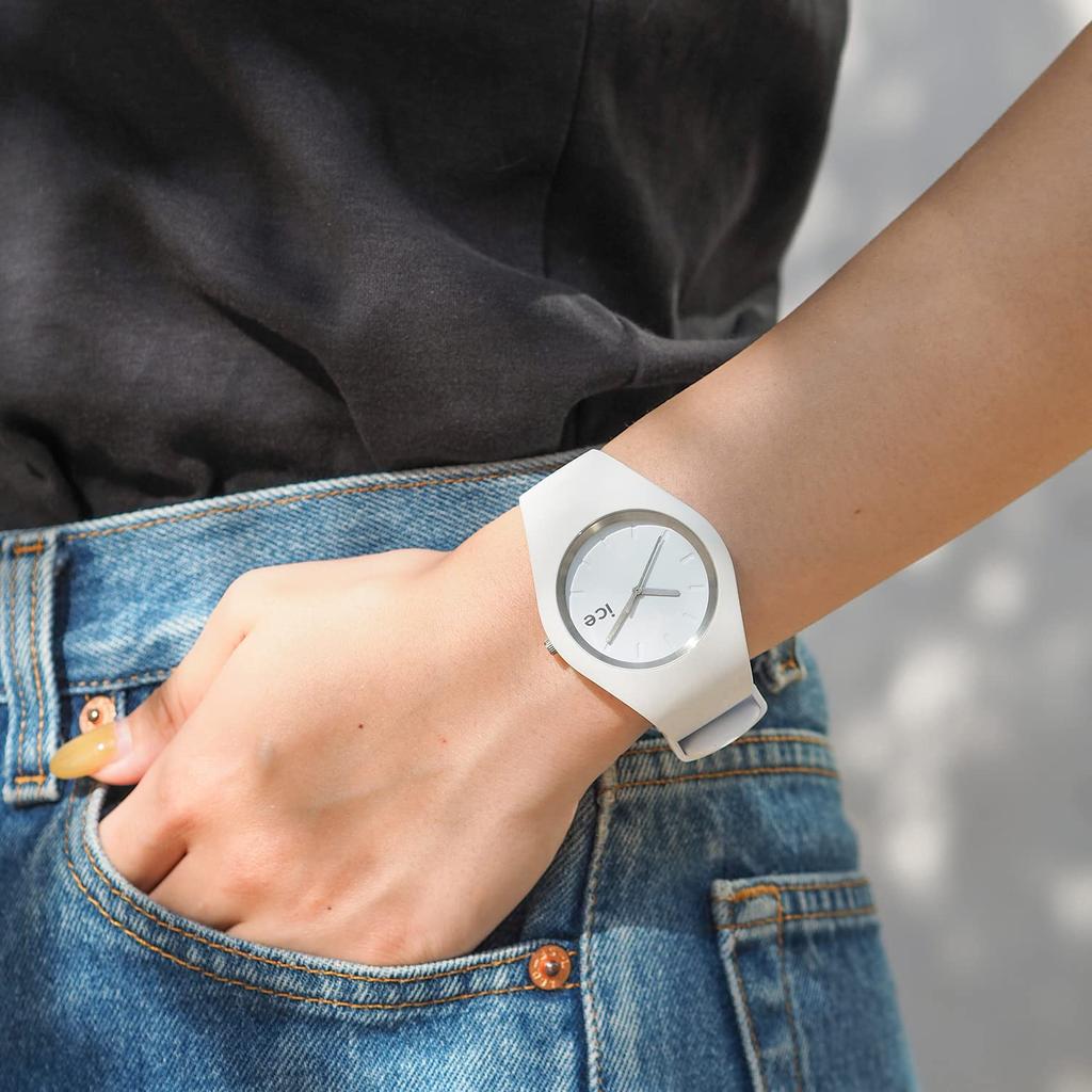 Авторизованный дистрибьютор Ice Watch Unisex 021146 Ice Any White Medium [Ice-watch] Мужские