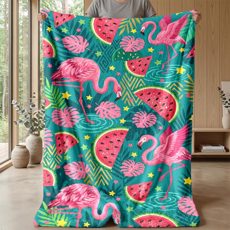 Flaming Tiger Artwork 1 Theme blanket Lightweight Warm Flannel Blanket Decorative Throw Blanket for Home Decoration